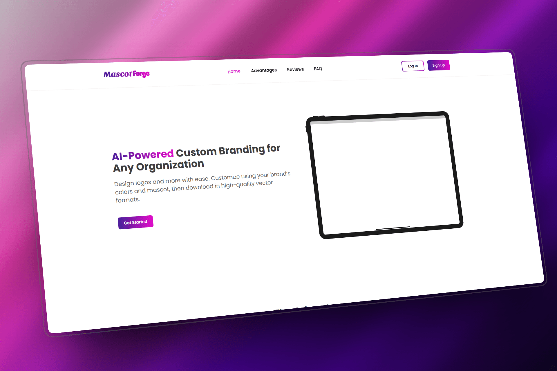Mascotforge - A Ai Power Custom Logo & Branding Platform