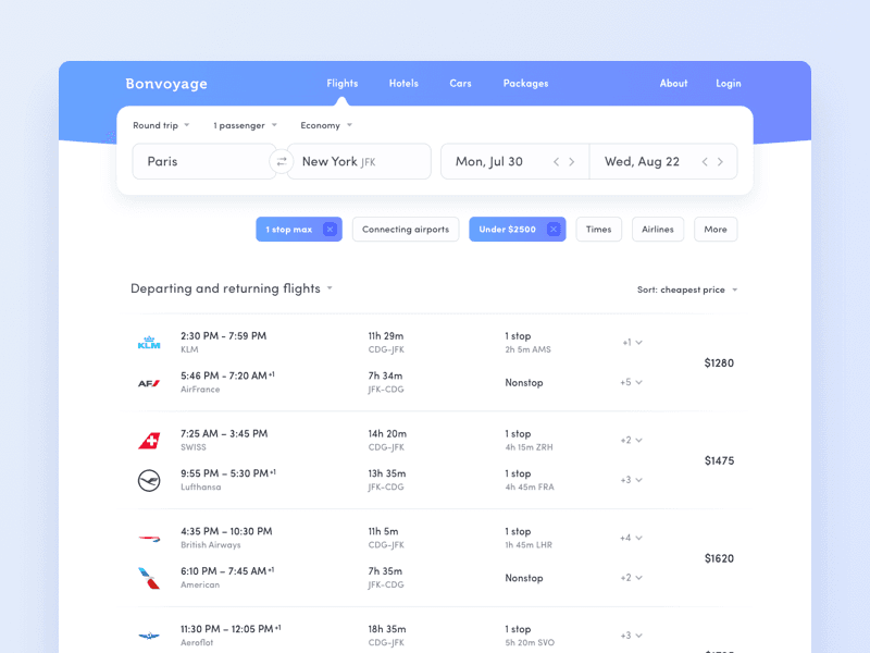 Flight Booking Example